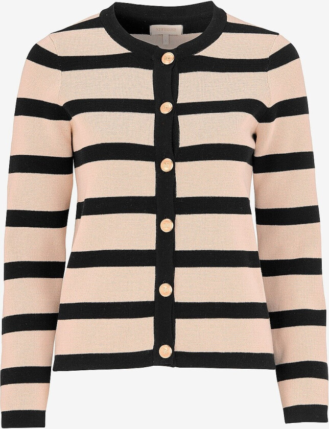 Stripete Cardigan Arly - Svart