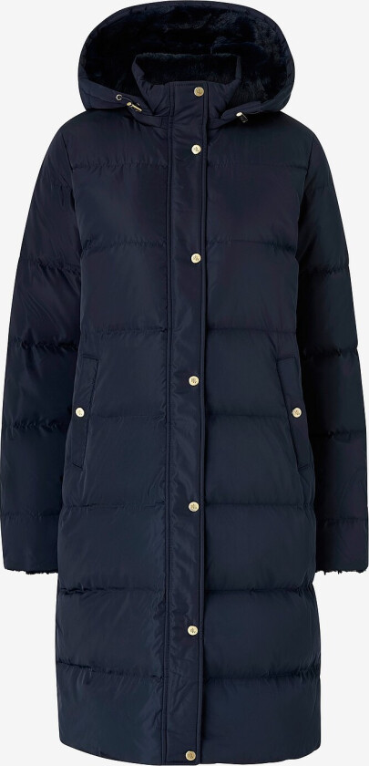 Dunfrakk Satin Finish-down W Fshear - Blå