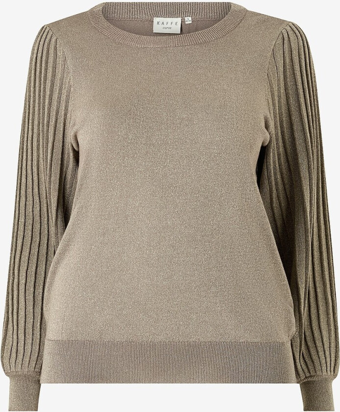 Pullover kcRegitta Pleat LS - Brun