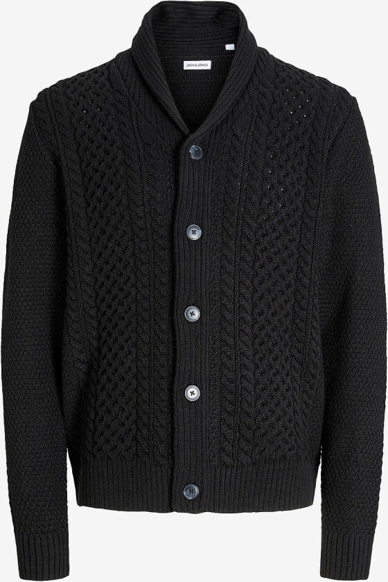 Kardigan jjPaul Knit Shawl - Svart