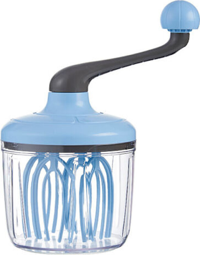 Håndvisp i plast, halvautomatisk visp, melk- og eggevisp, kjøkkenvisper for visping, matlaging, baking og skumming