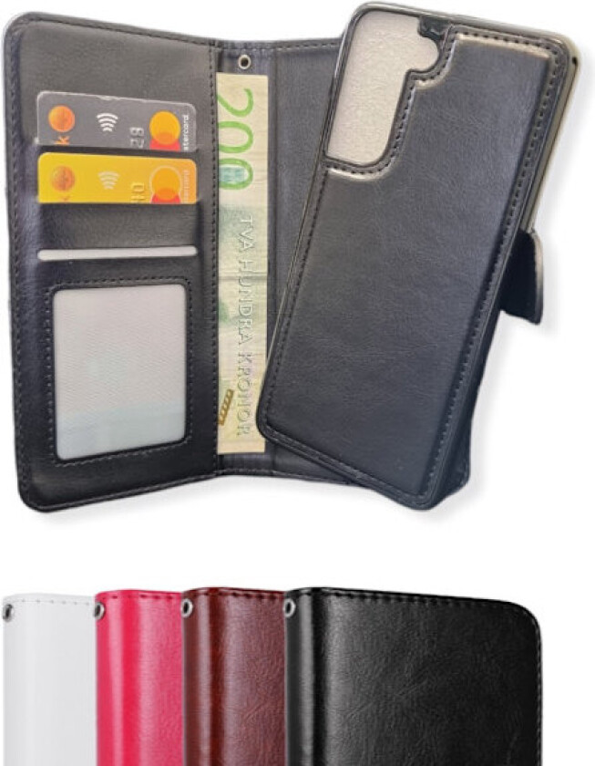 Samsung Galaxy S24 Ultra Deksel / Magnetisk Skall 2i1 - Velg Farge! Svart_max