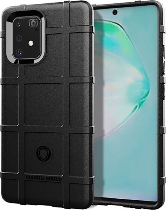 Rugged Shield deksel - Samsung Galaxy S10 Lite - Svart