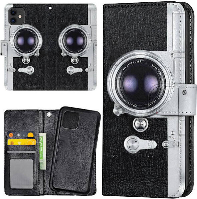iPhone 12 Mini - Lommebok Deksel Retro Kamera