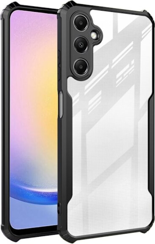 Deksel for Samsung Galaxy A16 5G / A16 4G med Forsterkede Hjørner TPU+Akryl Gjennomsiktig Telefondeksel