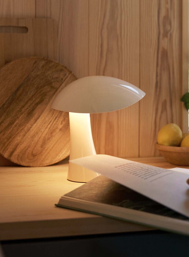 Rumee 220 oppladbar bordlampe H24 - cloud white