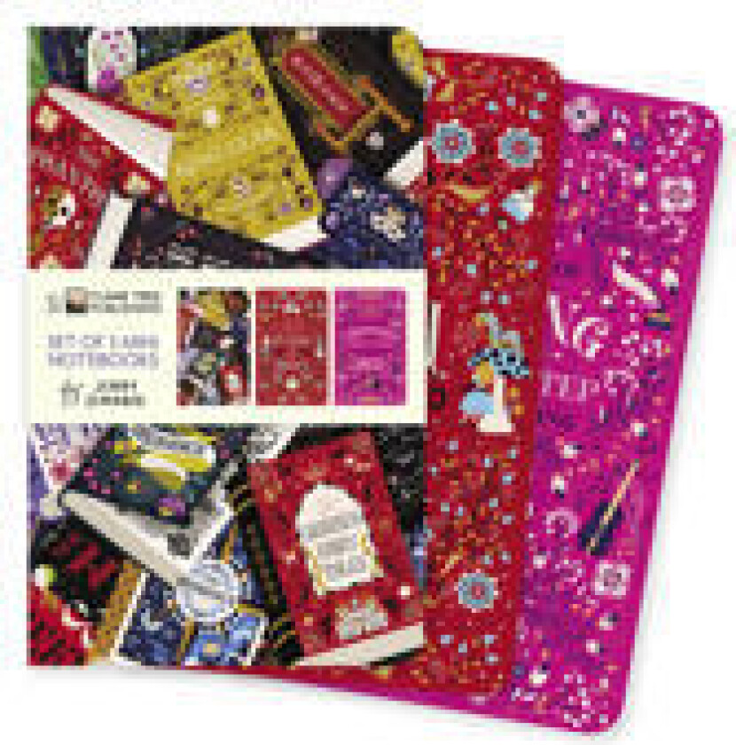Book Lovers by Jenny Zemanek Set of 3 Mini Notebooks