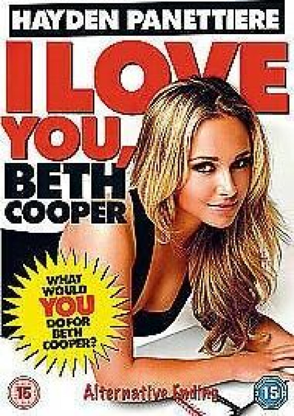 I Love You, Beth Cooper DVD (2010) Hayden Panettiere, Columbus (DIR) Cert 15 Region 2