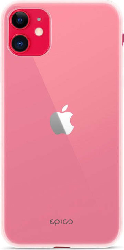 iPhone 11 Epico Silikon Deksel - Gjennomsiktig / Hvit