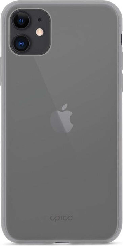 iPhone 11 Epico Silikon Deksel - Gjennomsiktig / Svart