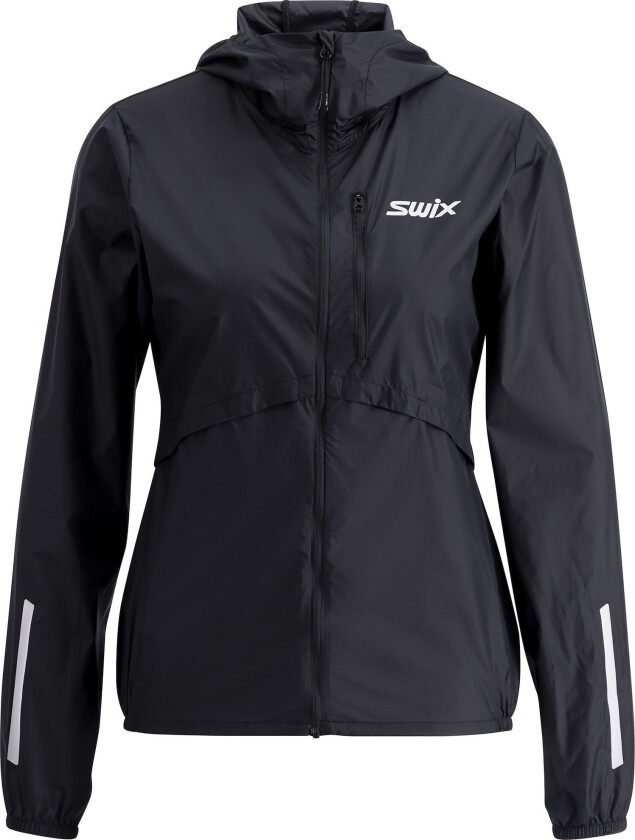 Women's Pace Wind Light Hooded Jacket XS, Black
