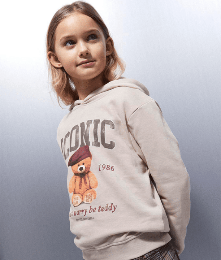 Name It Nkfrycca hettegenser til barn, Cement