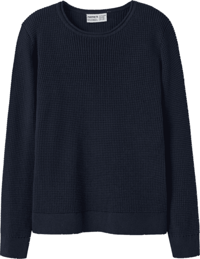 Name It Nkmviklas strikket genser til barn, Navy Blazer