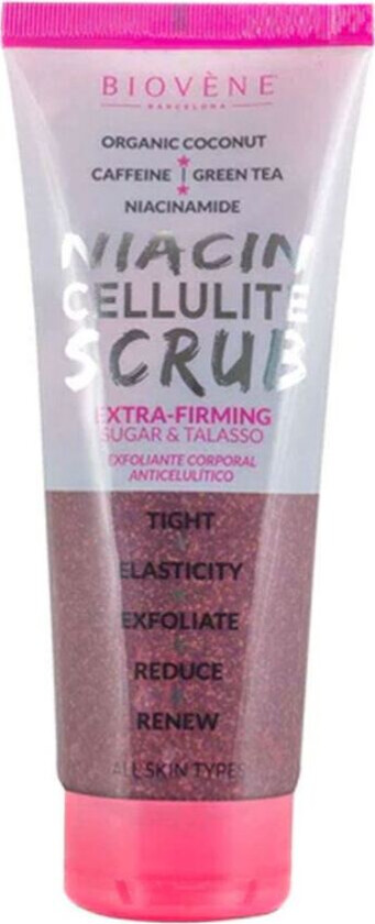 Biovène Niacin Cellulite Scrub Extra-Firming Organic Coconut Suga