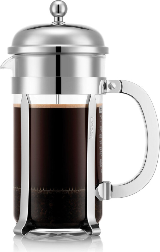 Chambord presskanne 8 kopper, krom