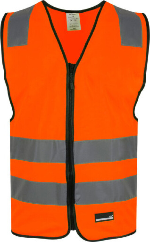 Bilde av Uppsala refleksvest, hi-vis oransje, str. S