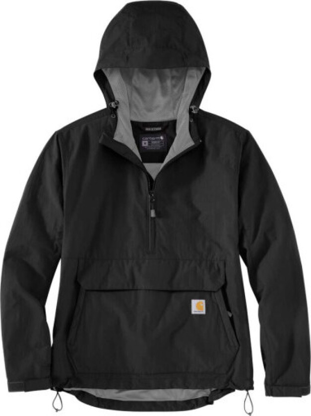 Carhartt Lightweight anorakk dame, svart, str. XL