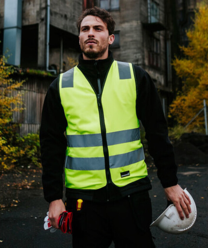 Bilde av Uppsala refleksvest, hi-vis gul, str. S