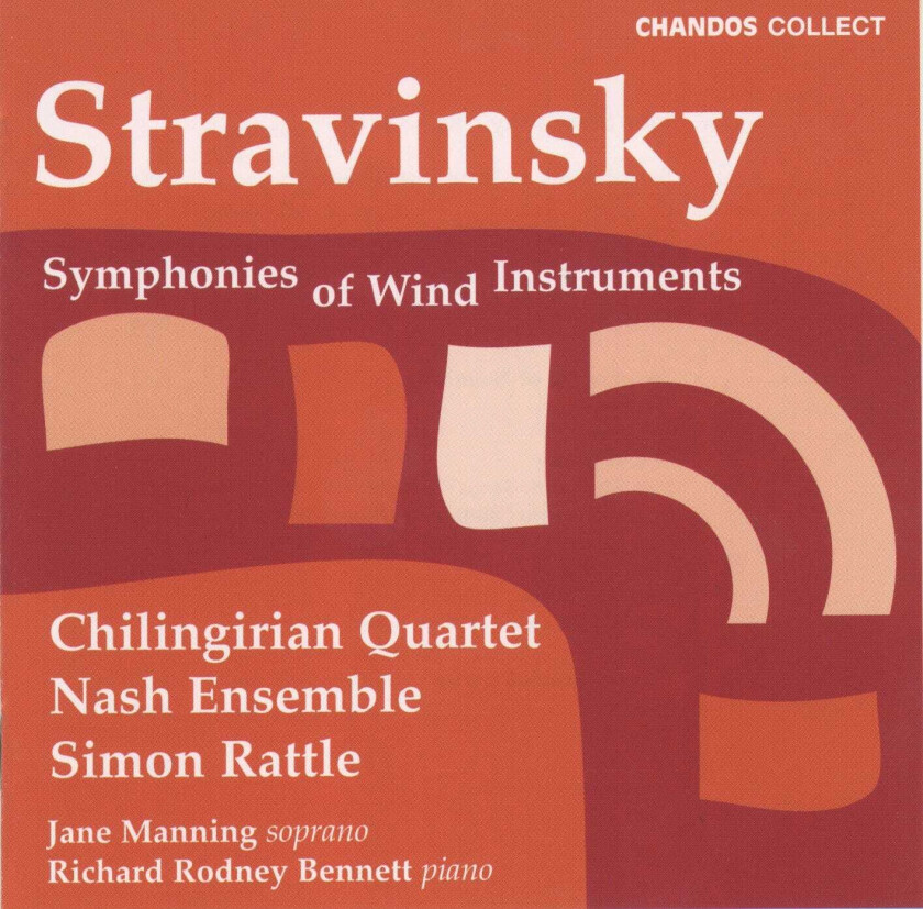 Simon Rattle, Jane Manning, Campbell Hughes, Chilingirian Quartet Choir, Nash Ensemble Choir, Ronald Lumsden, Anne Shasby, Richard McMahon Stravinsky: Symphonies of Wind Instruments CD