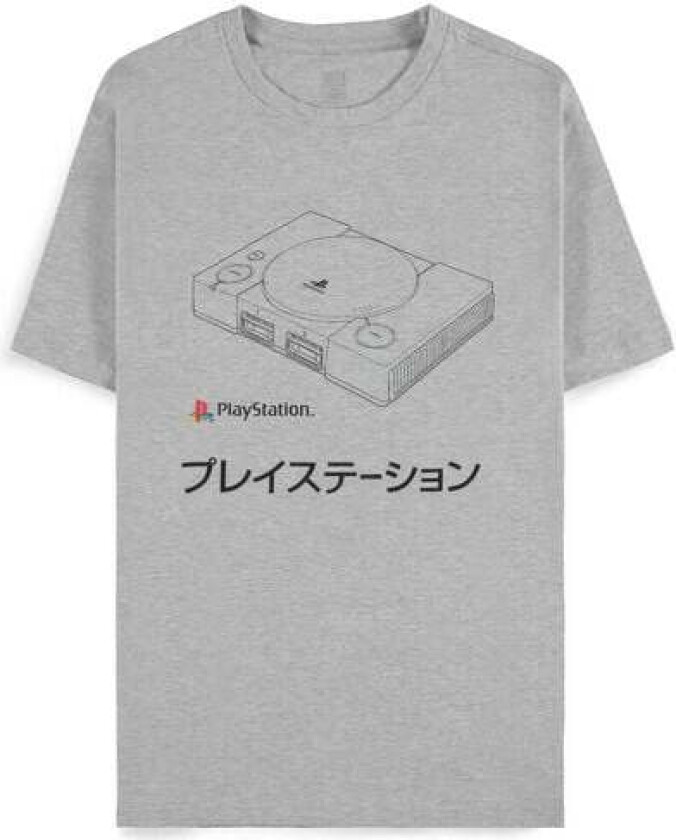 gaming T-skjorte - PlayStation - O.G. Console - S til XXL - Herrer - grå