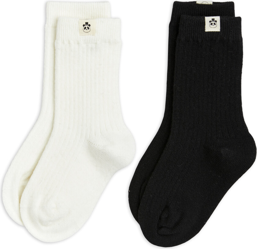 Sokker I Ullblanding, 2-pakning Multi Multi-28-31 EU Wool Rød 28-31 EU unisex