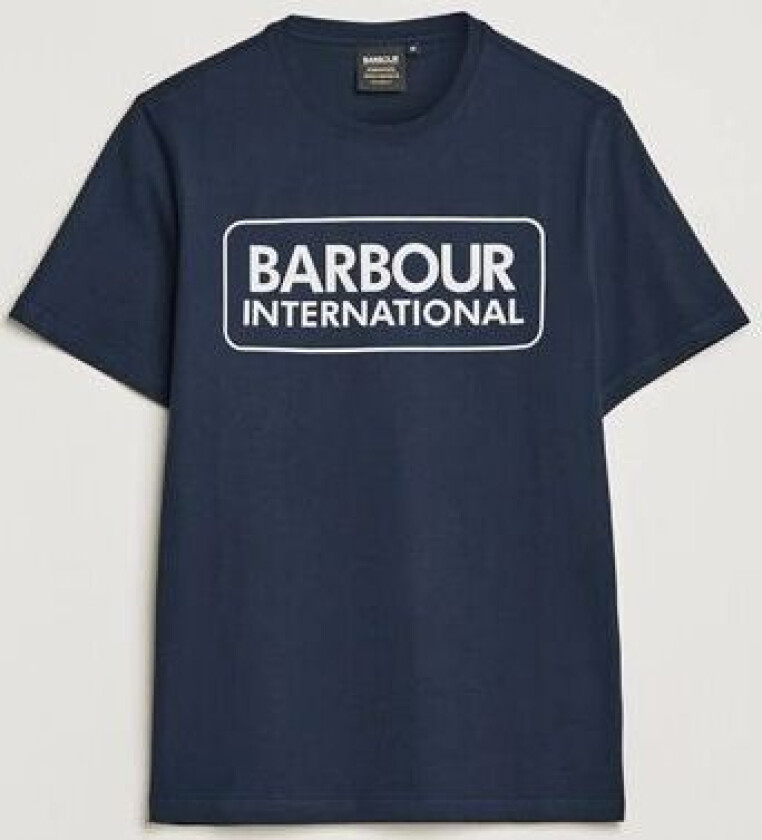 Large Logo Crew Neck Tee Navy