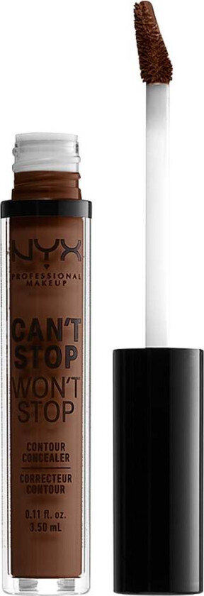 NYX PROFESSIONAL MAKEUP Can't Stop Won't Stop Concealer Deep Walnut