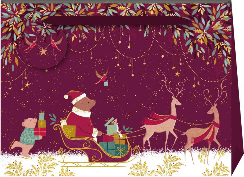 Gavepose Sara Miller Bear Sleigh Shopper