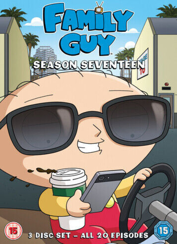 Family Guy: Season Seventeen DVD (2017) Seth MacFarlane Cert 15 3 Discs Region 2