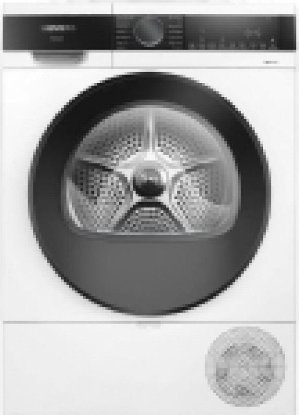 iQ500 WQ33G2D41, Frittstående, Frontmatet, Varme pumpe, Hvit, Knapper, Riktig/Høyre