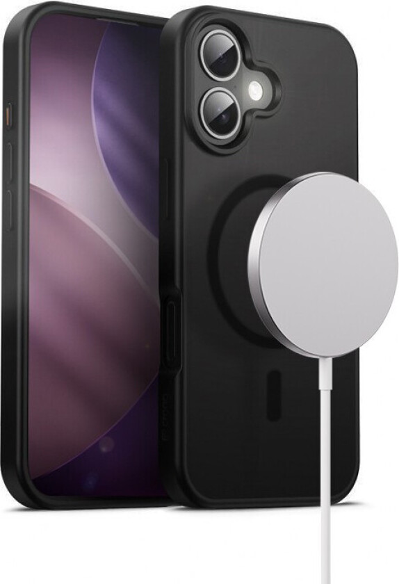 Clear MagSafe Deksel til iPhone 17 - Black Hybrid