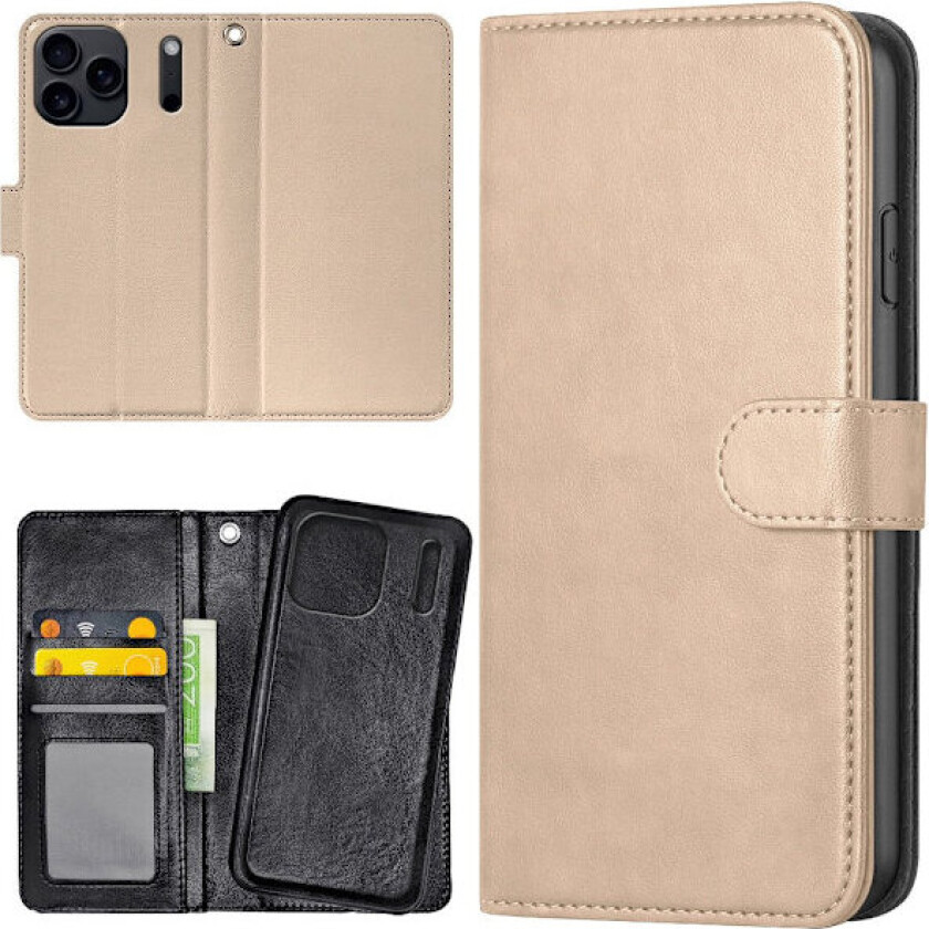 iPhone 17 Pro Max - Lommebok Deksel Beige