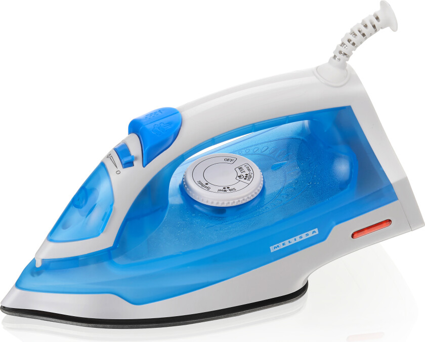 16390054 Dampstrykejern - 2000W, 160ml, Non-stick - Hvit/Blå