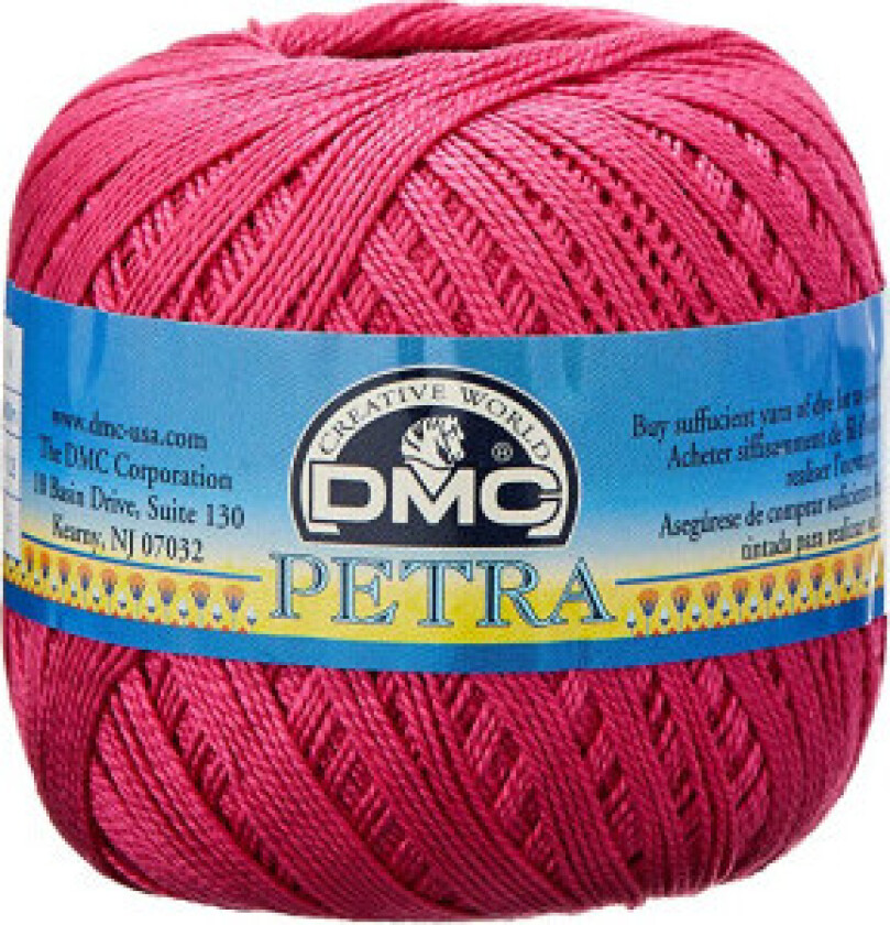 Petra No. 5 Heklegarn Unicolor 53805 Cerise