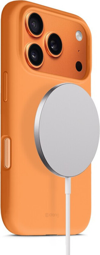 Clear MagSafe-deksel for iPhone 17 Pro - Oransje