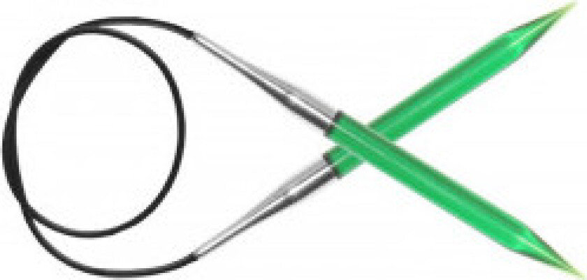 Trendz Akryl rundpinner 80cm 9.00mm / 31.5in US13 Grønn