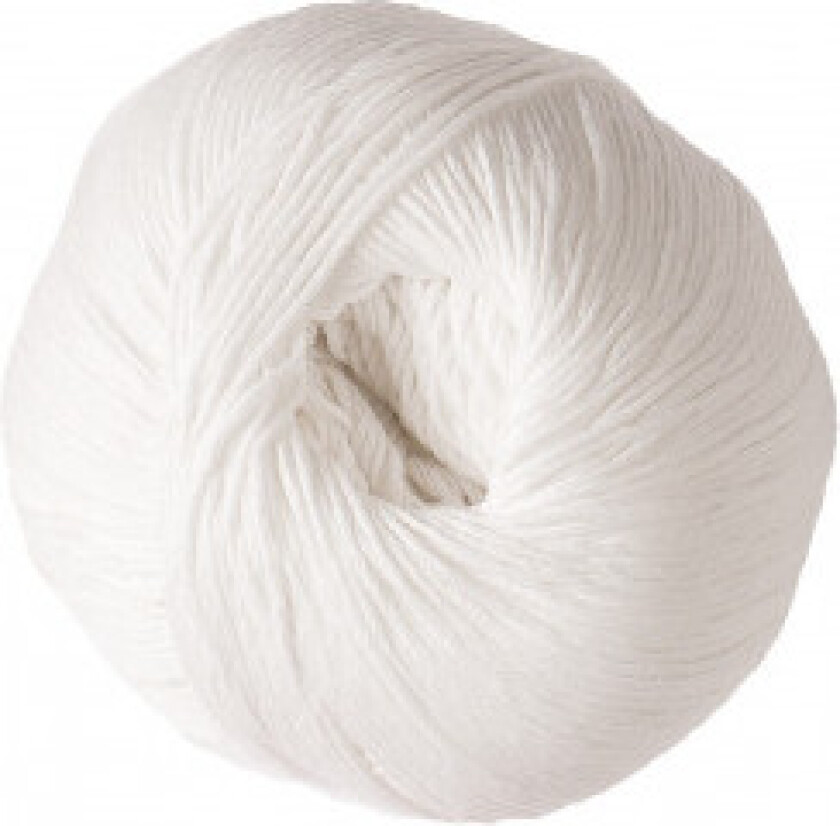 Natura Just Cotton Garn Unicolor 01 Hvit