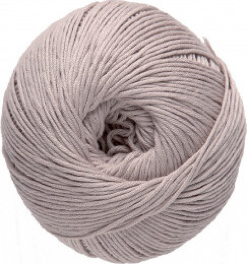Natura Just Cotton Garn Unicolor 80 Perlegrå