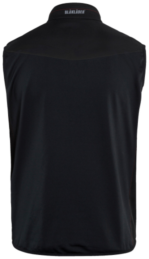 Softshellvest Sort/Rød XXL