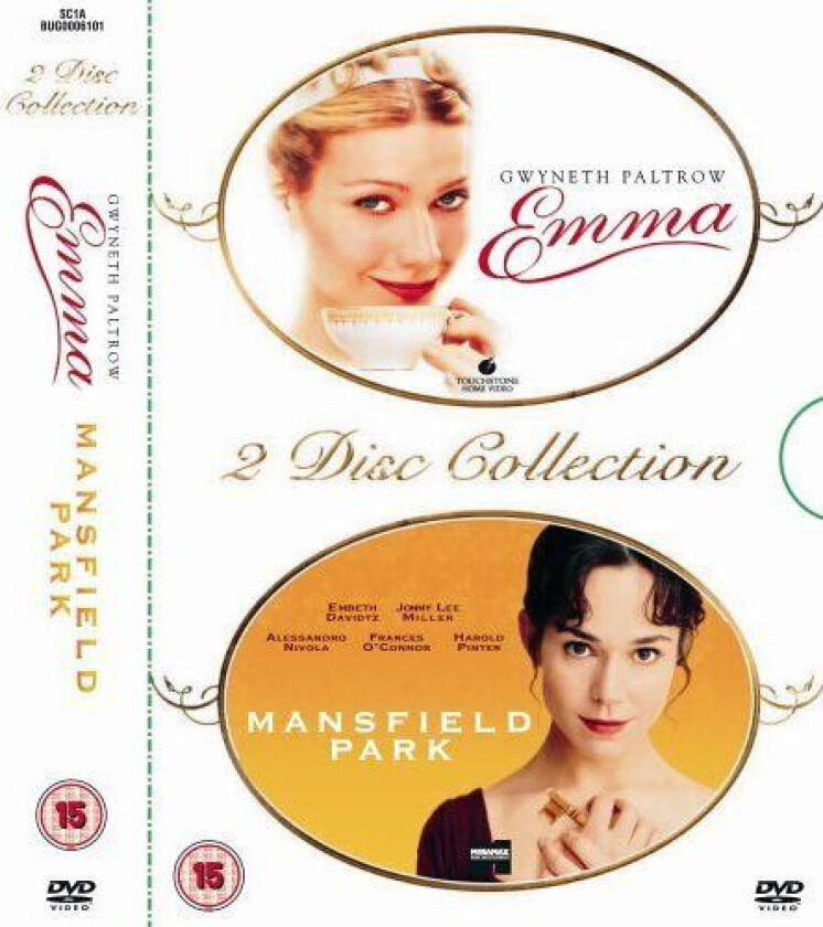 Emma/Mansfield Park DVD (2005) Gwyneth Paltrow, McGrath (DIR) Cert 15 Region 2