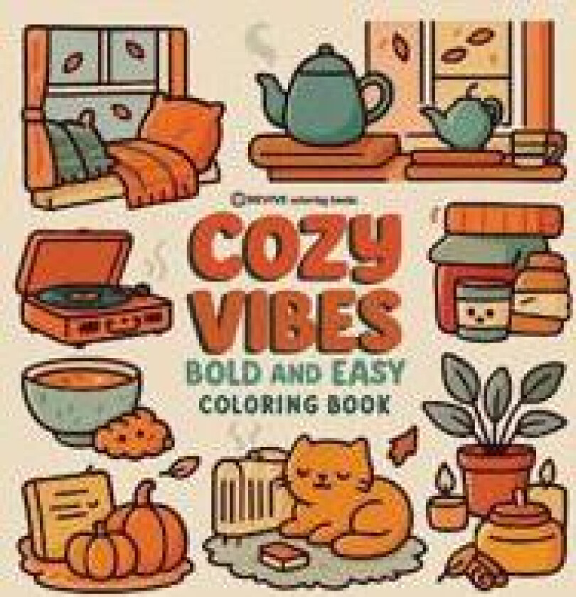 Bold & Easy Cozy Vibes Coloring Book