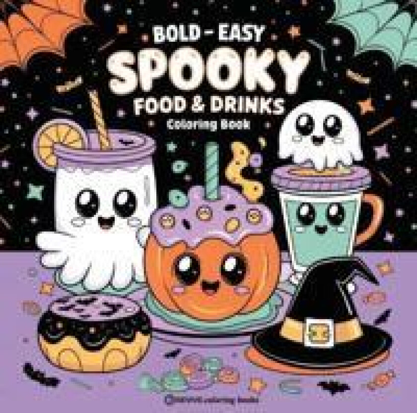 Bold & Easy Spooky Food & Drinks Coloring Book
