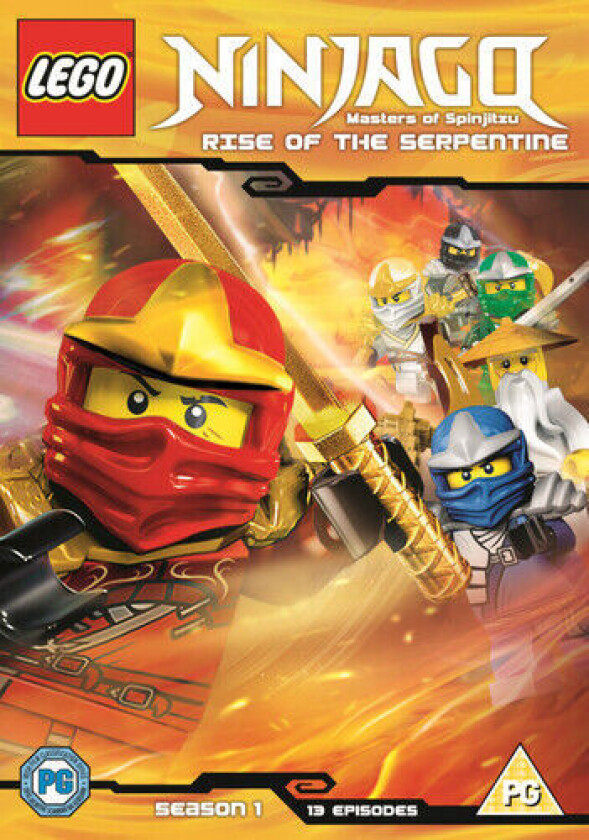 LEGO Ninjago - Masters Of Spinjitzu: Rise Of The Serpentine DVD (2017) Torsten Region 2