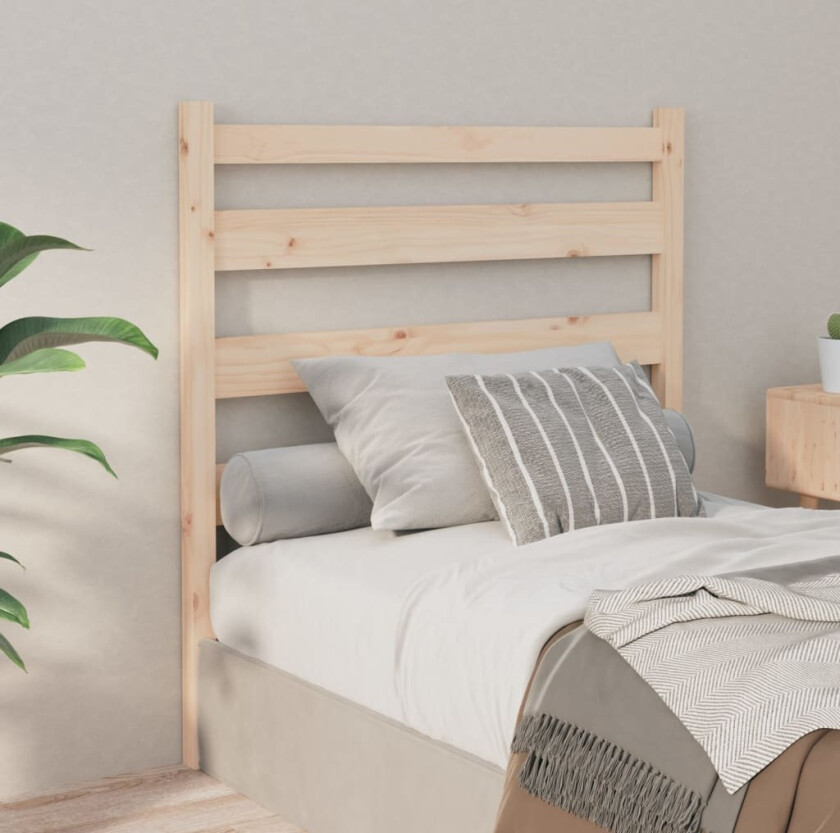 Sengegavl 106x4x100 cm heltre furu