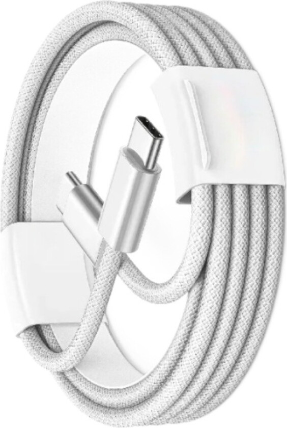 2-pakning USB C til USB C-kabel, 60 W hurtiglading kabel for iPhone 15/16 2m