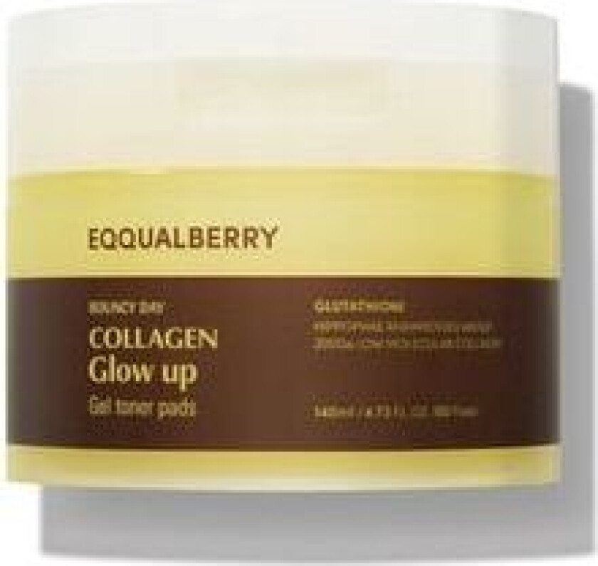Eqqualberry Collagen Glow Up Gel Toner Pads
