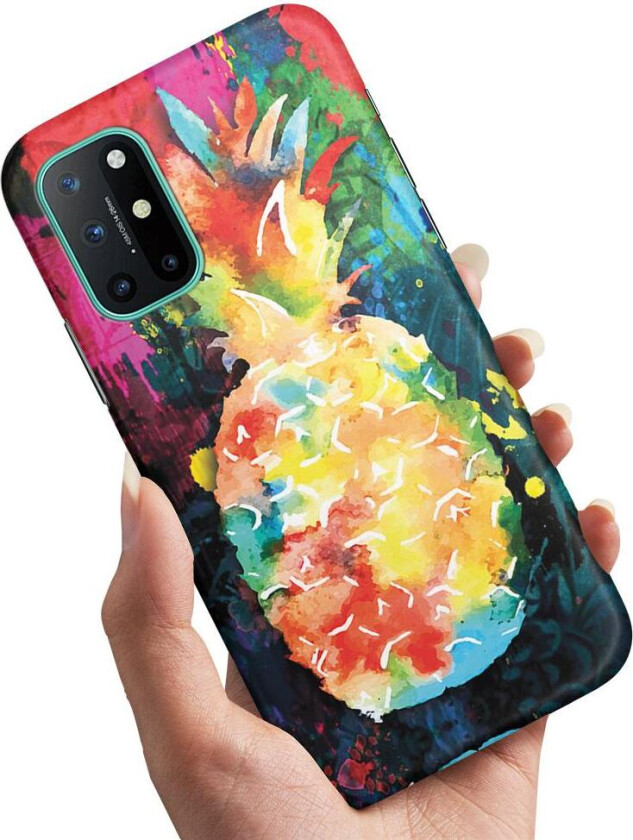 OnePlus 8T - Deksel/Mobildeksel Regnbue Ananas