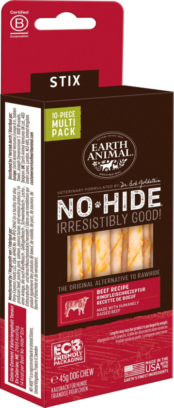 Bilde av Earth Animal No-Hide STIX Chew - Beef Flavor