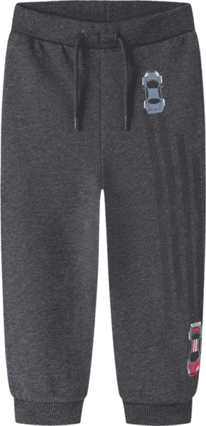 Name It Nmmvoltinus joggebukse småbarn, Dark Grey Melange