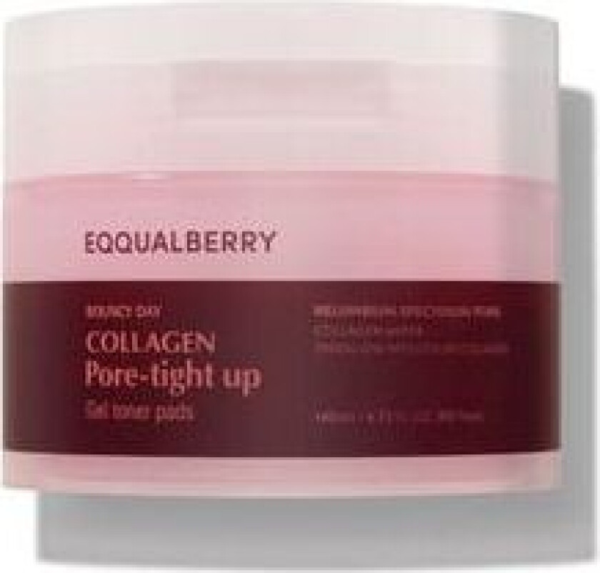 Eqqualberry Collagen Pore-Tight Up Gel Toner Pads